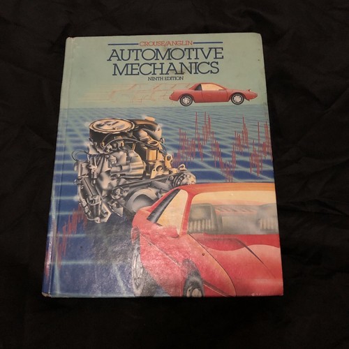 Vintage Automotive Mechanics 9th Edition Crouse/Anglin 1985 Great Diag