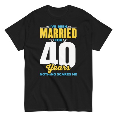 40th Wedding Anniversary Outfit | 40 Years Married | Husband & Wife Keepsake