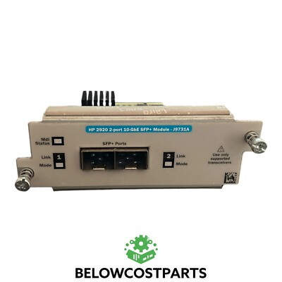 HP J9731A 2920 2 Port 10GbE SFP Module Expansion Switch Module