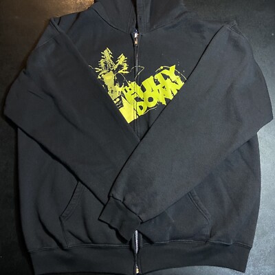 Adult XL The Fully Down Band Zip-Up Hoodie Sweatshirt Fearless Records Artist