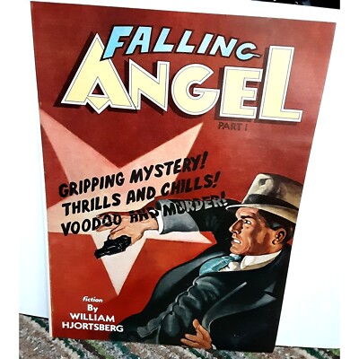 1978 Falling Angel Mystery Magazine Cut Photo Vintage Print 70s Original