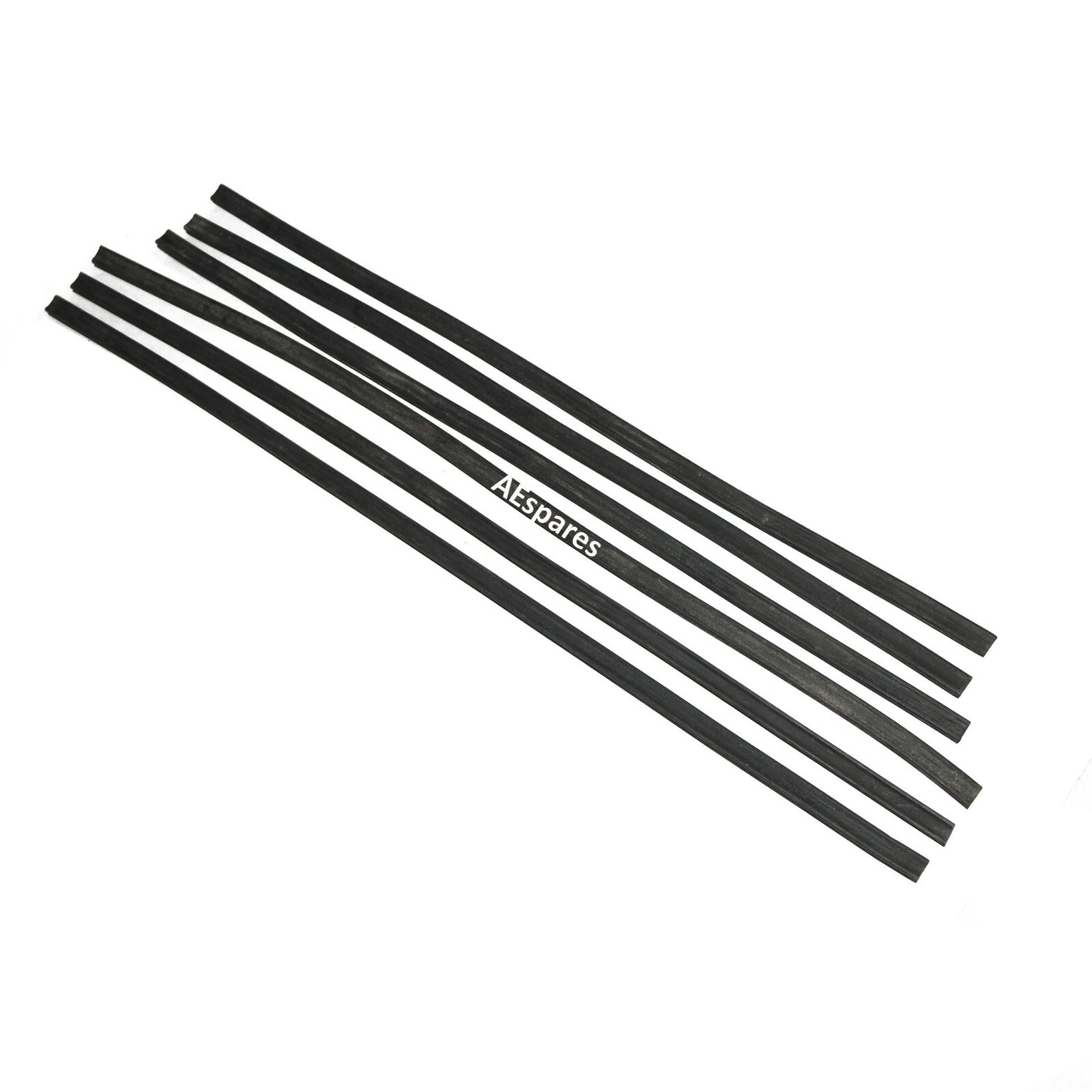 Vespa PX LML 2T PE EFL Floor Runner Kit Channel Strip Set With Fixing Rivets  