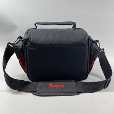 Focus Camera Bag for SLR and Video Medium, 5 inner, 3 Outer Pockets Red and Blac