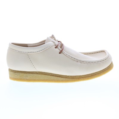 

Clarks Wallabee 26160783 Мужские Бежевые Кожаные Ботинки Чукка На Шнуровке 11, Бежевый, Clarks Wallabee
