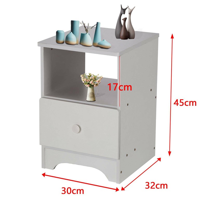 Slim Narrow Wide Hallway Bedside Table Chest Of Drawers Unit