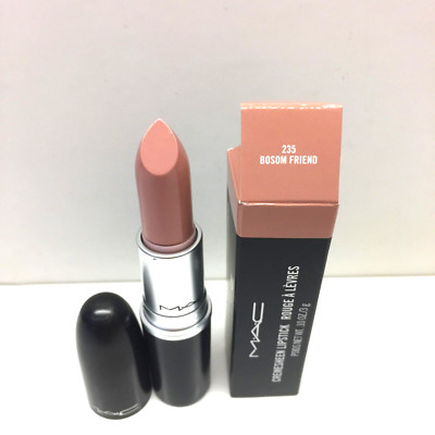 Mac Cremesheen Lipstick BOSOM FRIEND - Size 3 g / 0.1 Oz. Brand New