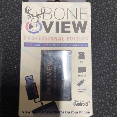 Bone View Professional Edition Type C USB 10x Speed For HD Photos and Videos