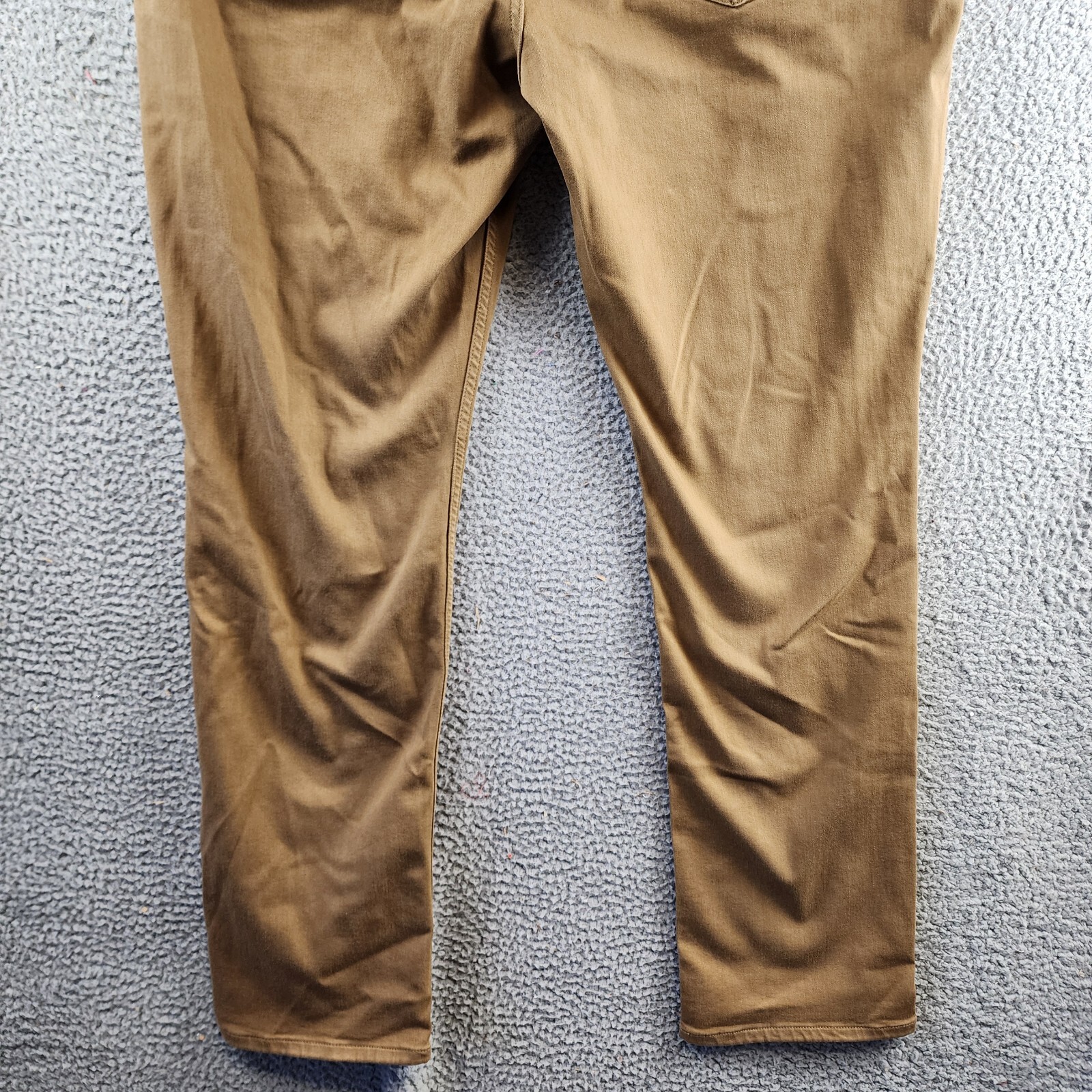 Paige Federal Slim Straight Fit Jeans Men's 40 Laurel Tan Zip Fly Button Closure - Picture 7 of 15