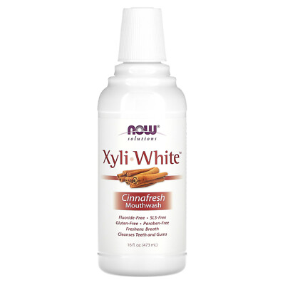 Solutions, XyliWhite Mouthwash, Cinnafresh, 16 fl oz (473 ml)