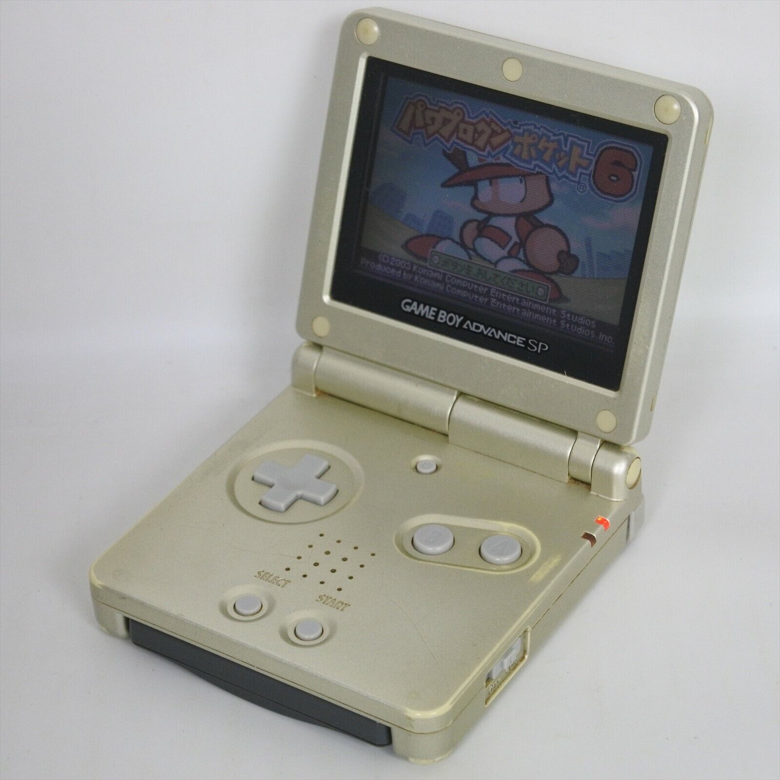 Nintendo Gameboy Advance SP Starlight Gold AGS-001 Console Nintendo Gameboy Advance SP Starlight Gold AGS-001 Console