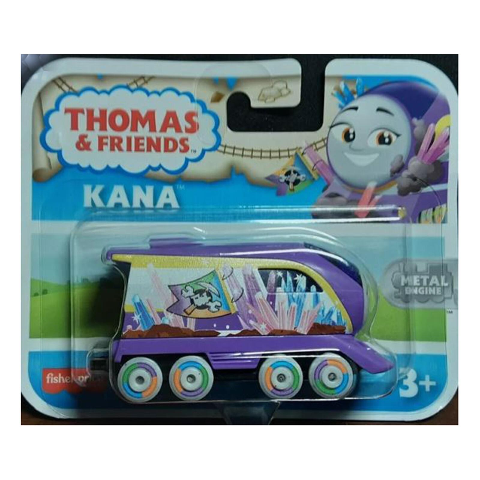 Металлическая фигурка паровозика Fisher Price Томас и его друзья Кана Граффити НОВАЯ В НАЛИЧИИ