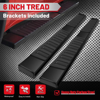 2002-2008 Fit Dodge Ram 1500 Quad Cab 6'' Running Board Nerf Bar Side Step a pair