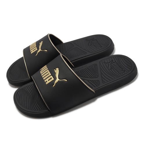 Сандалии Puma Cool Cat 2.0 Pop Up Metal Black Gold Мужские унисекс слипоны 393970-01