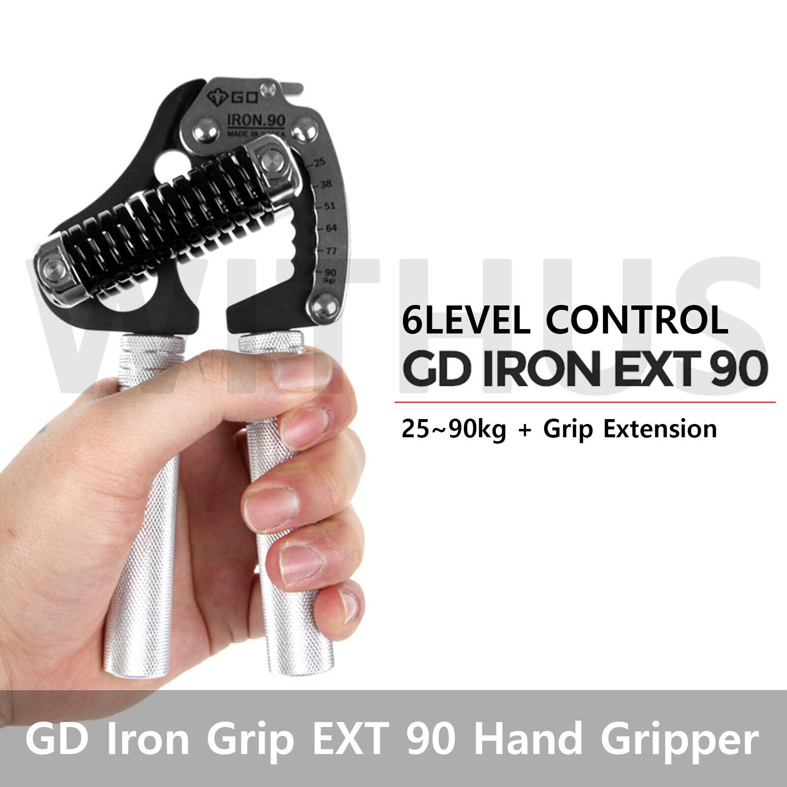 GD Iron Grip EXT90 Adjustable Hand Gripper 55~198lb / 25 GD Iron Grip EXT90 Adjustable Hand Gripper 55~198lb / 25