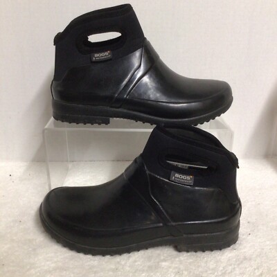 Bogs Outdoor Women's Waterproof Black Seattle Mid 71555-001 Rubber Boots Size 6