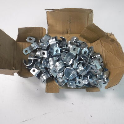 100 Pack Southwire 3/4'' EMT One-Hole Strap Clamps 512