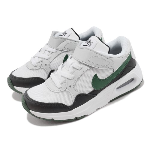 

Детские кроссовки для дошкольников Nike Air Max SC PSV White Gorge Green Black Strap CZ5356-112, Белый, Air Max Sc Psv