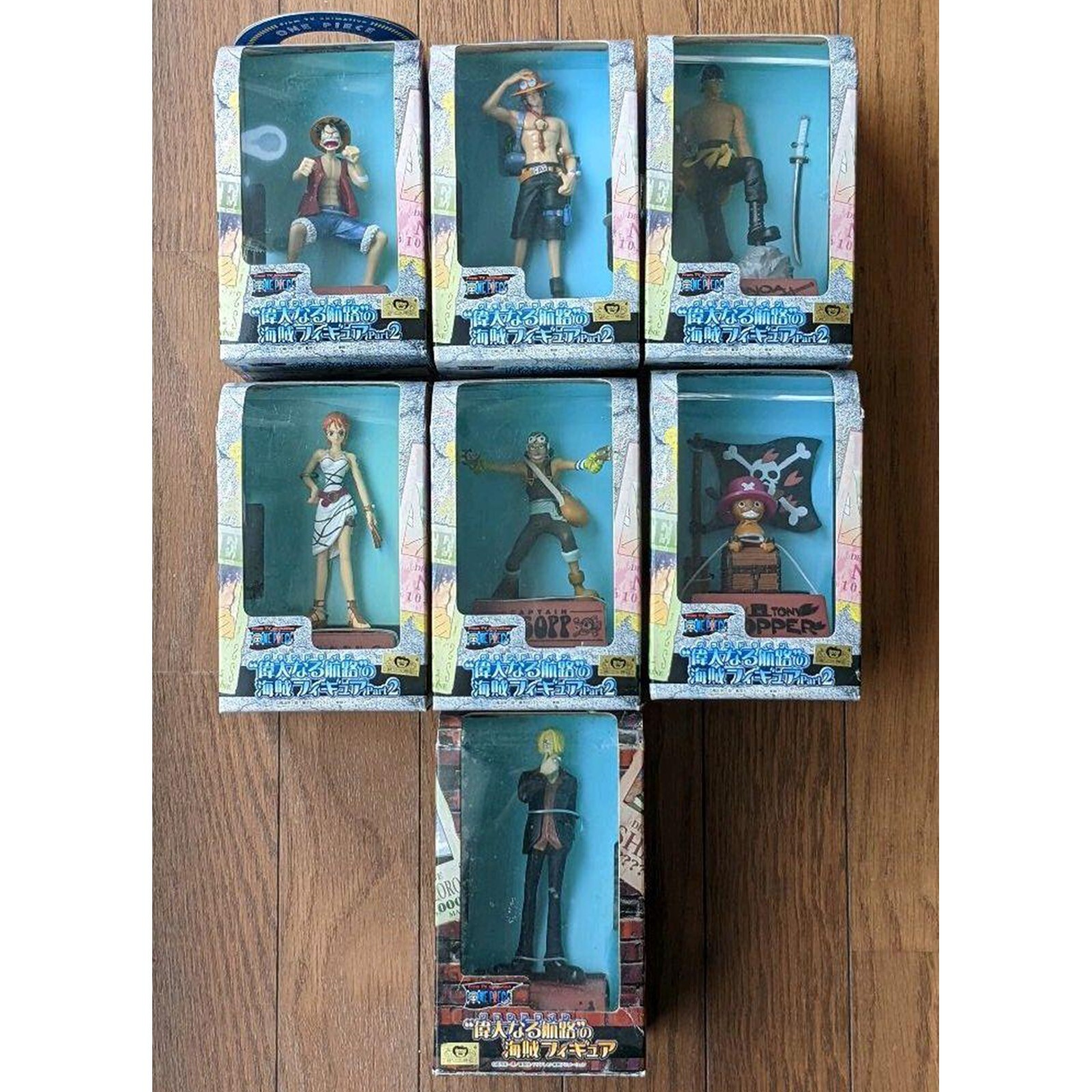 BANPRESTO ONE PIECE Grand Line Voyage Pirates Figure Luffy Zoro