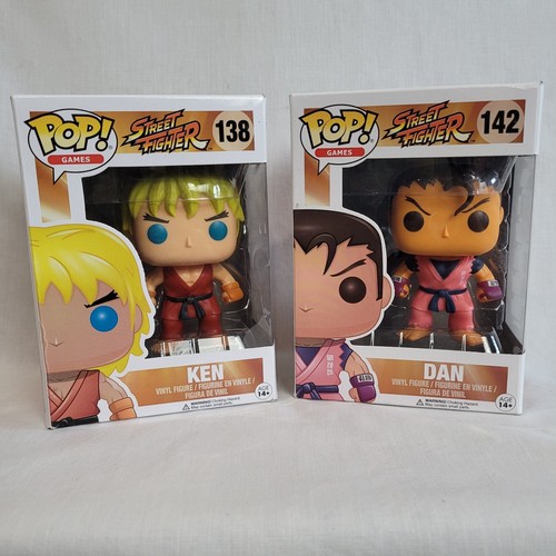Funko Pop! Street Fighter Lot of 2, #138, Ken and #142 Dan