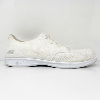 

Skechers Womens Go Step Lite 136112 Белая повседневная обувь Кроссовки Размер 11, Белый, Go Step Lite
