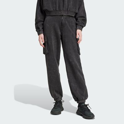 женские постиранные брюки-карго adidas