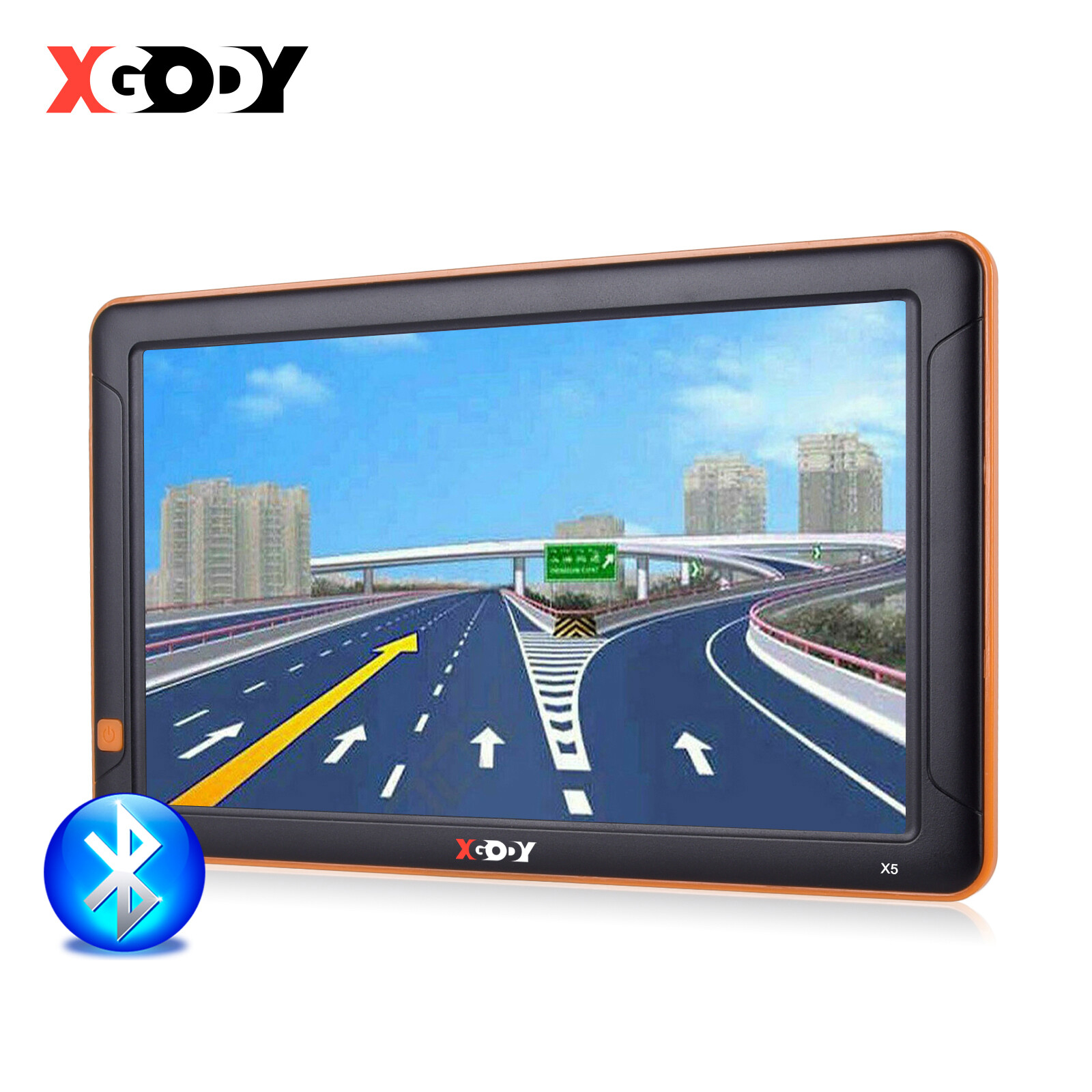 9 Inch Car & Truck GPS Navigation System 256MB+8GB Navigator 77 Canada+Mexico+US