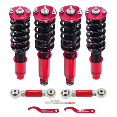 Coilovers Kit & Adjustable Toe Arms Kit for Honda CR-V 1996-2001