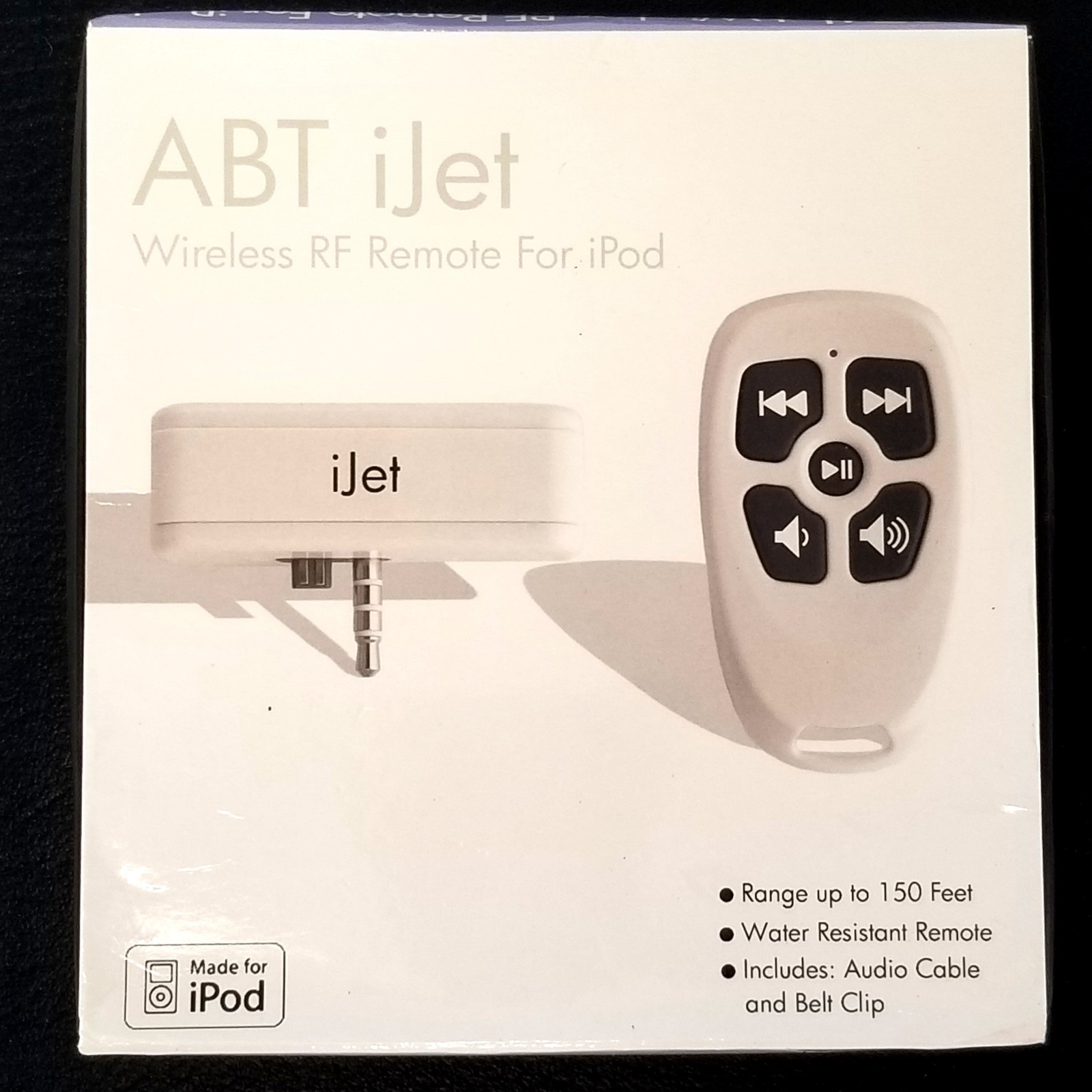 Wireless RF Remote Control for iPod Music ABT Plug and Play