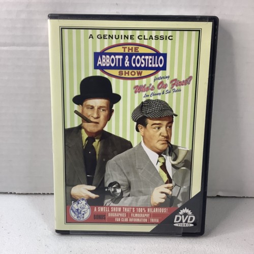 The Abbott & Costello Show, Feat. Who's On First DVD
