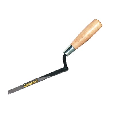 3/8'' x 6'' Tuck Pointer Trowel w/Wooden Handle by ContractorsX