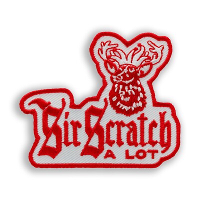 Sir Scratch-A-Lot Spoof Billiards Patch - 3'' Embroidered Pool Patch