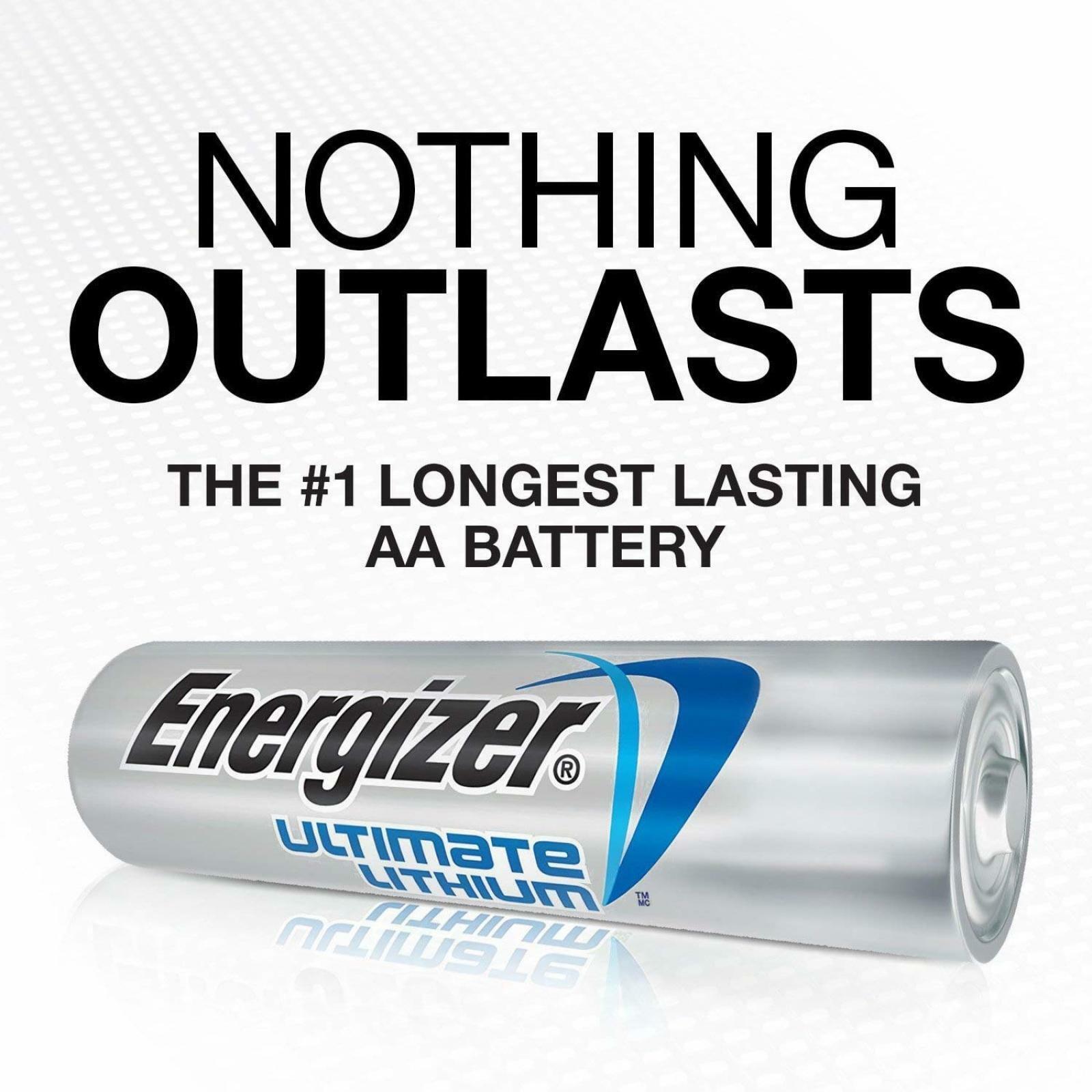 Lot of 48--4x12-pack Energizer Ultimate Lithium AA batteries 48 pcs total