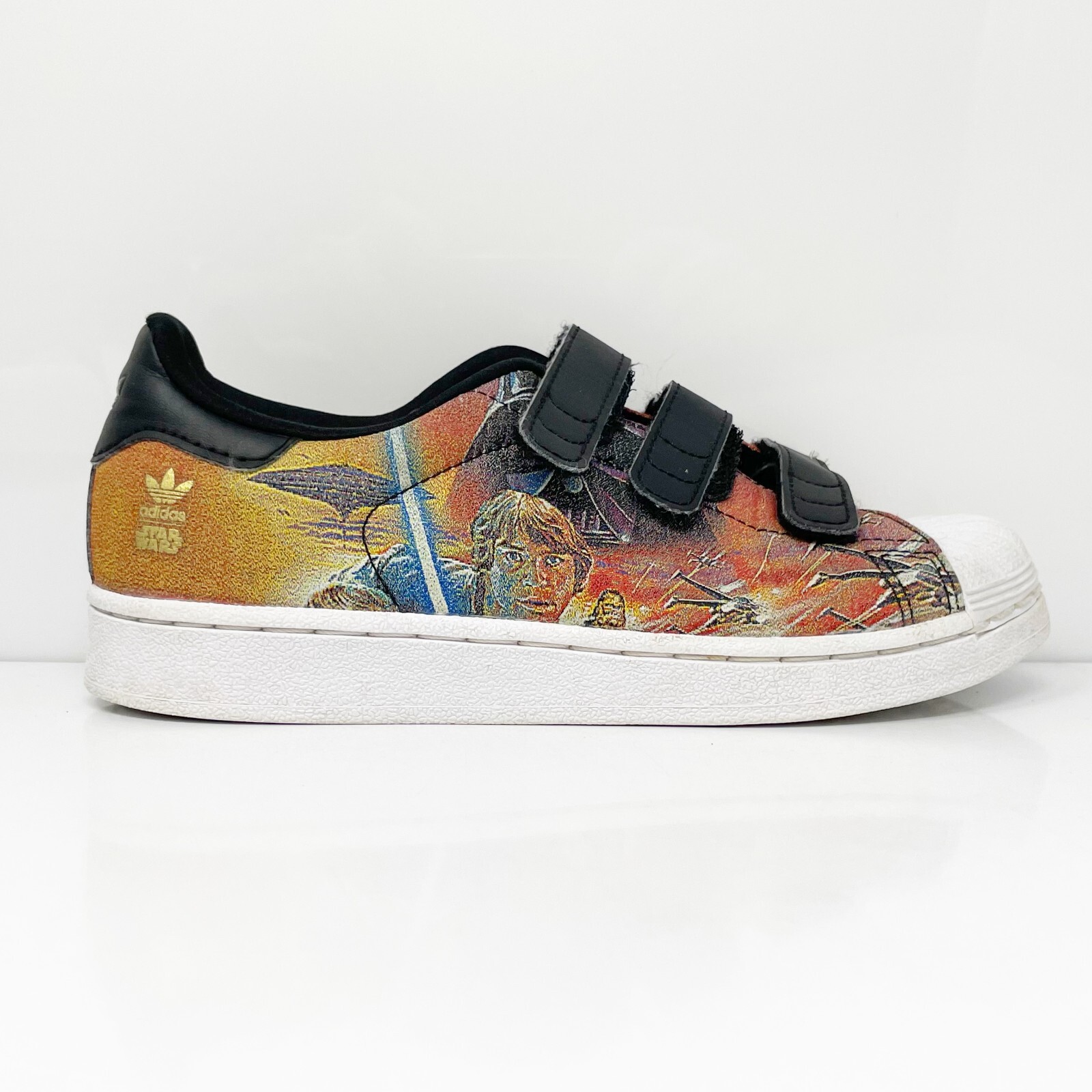 

Adidas Boys Superstar Star Wars S82764 Многоцветная повседневная обувь Кроссовки Размер 3, Multicolor, Superstar Star Wars
