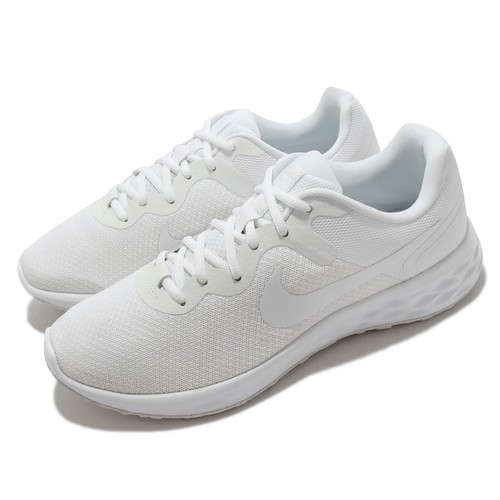 

Nike Revolution 6 NN Triple White Мужская спортивная обувь для бега Кроссовки DC3728-102, Белый, Revolution 6 Nn
