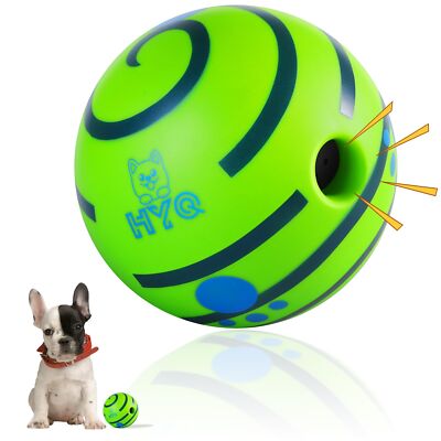 Wobble Giggle Wiggle Ball Dog Toy Interactive Dog Toys for S
