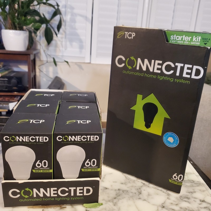 TCP Connected Automated LED Home Lighting System Starter Kit +
