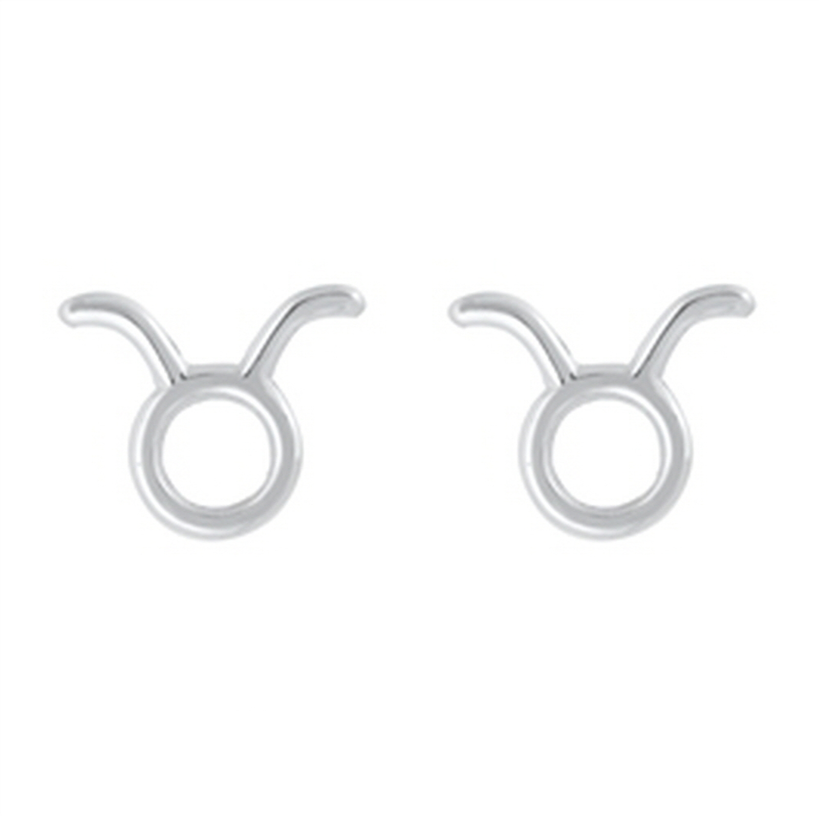 Zodiac Sign Stud Earrings 925 Sterling Silver Push Back - Picture 13 of 24