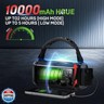 Emergency Radio, 10000mAh/37000mWh NOAA Weather Radio, Solar Hand Crank Radio with AM/FM, Flashlight and Reading Light, Rechargeable Battery,SOS Alarm, Cell Phone Charger for Indoor Outdoor Emergency