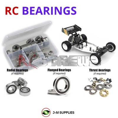 RCScrewZ Rubber Shielded Bearing Kit sch035r for Schumacher Top Cat Classic K178