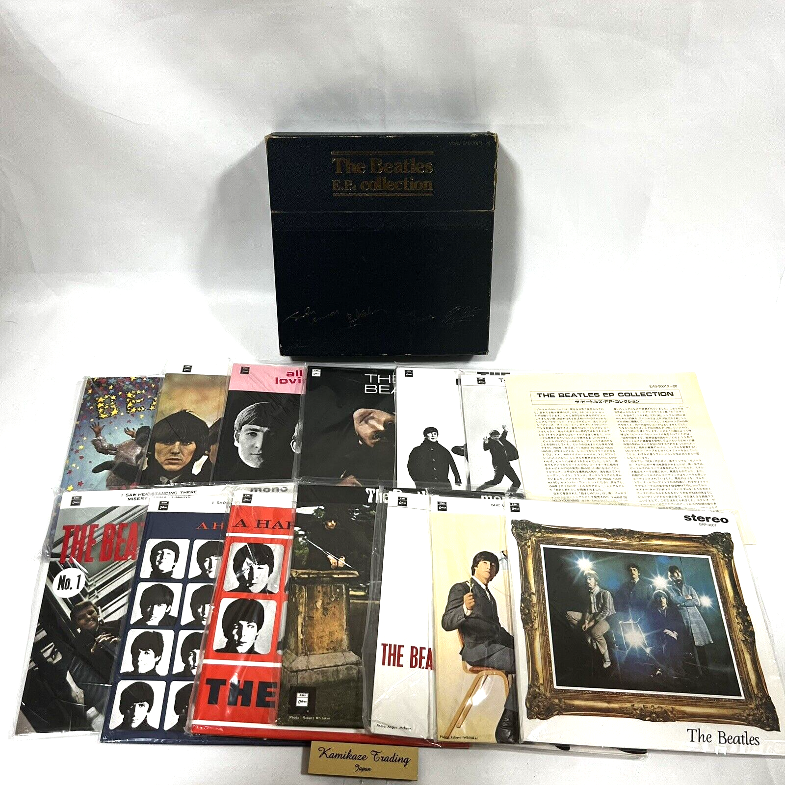 送料無料商品 |  公式 オンライン E.P. Beatles The Collection Wax Red Record Vinyl EP Box 洋楽