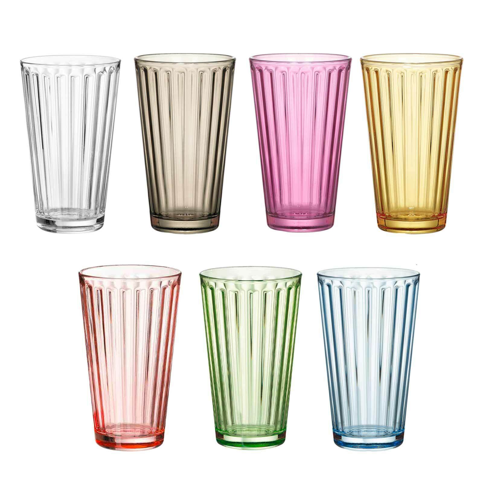 Ritzenhoff & Breker LAWE Trinkgläser Wasserglas klar bunt einzeln oder im Set