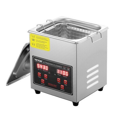 VEVOR Ultrasonic Cleaner w/ Timer Heating Machine Digital Sonic Cleaner 2~30L