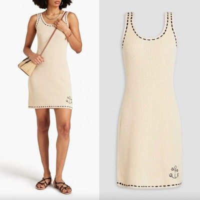 Zimmermann Clover Cotton Knit Mini Dress Size 1 (US Women's 6)