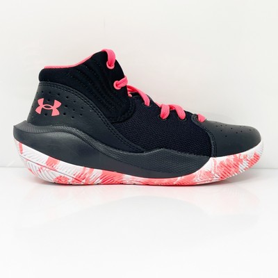 

Кроссовки Under Armour Boys Jet 21 3024795-005 Черные баскетбольные кроссовки Размер 2Y, Черный, Jet 21