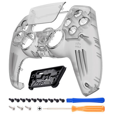 Replacement Redesigned Faceplate Cover Front Shell Touchpad for PS5 Controller 
