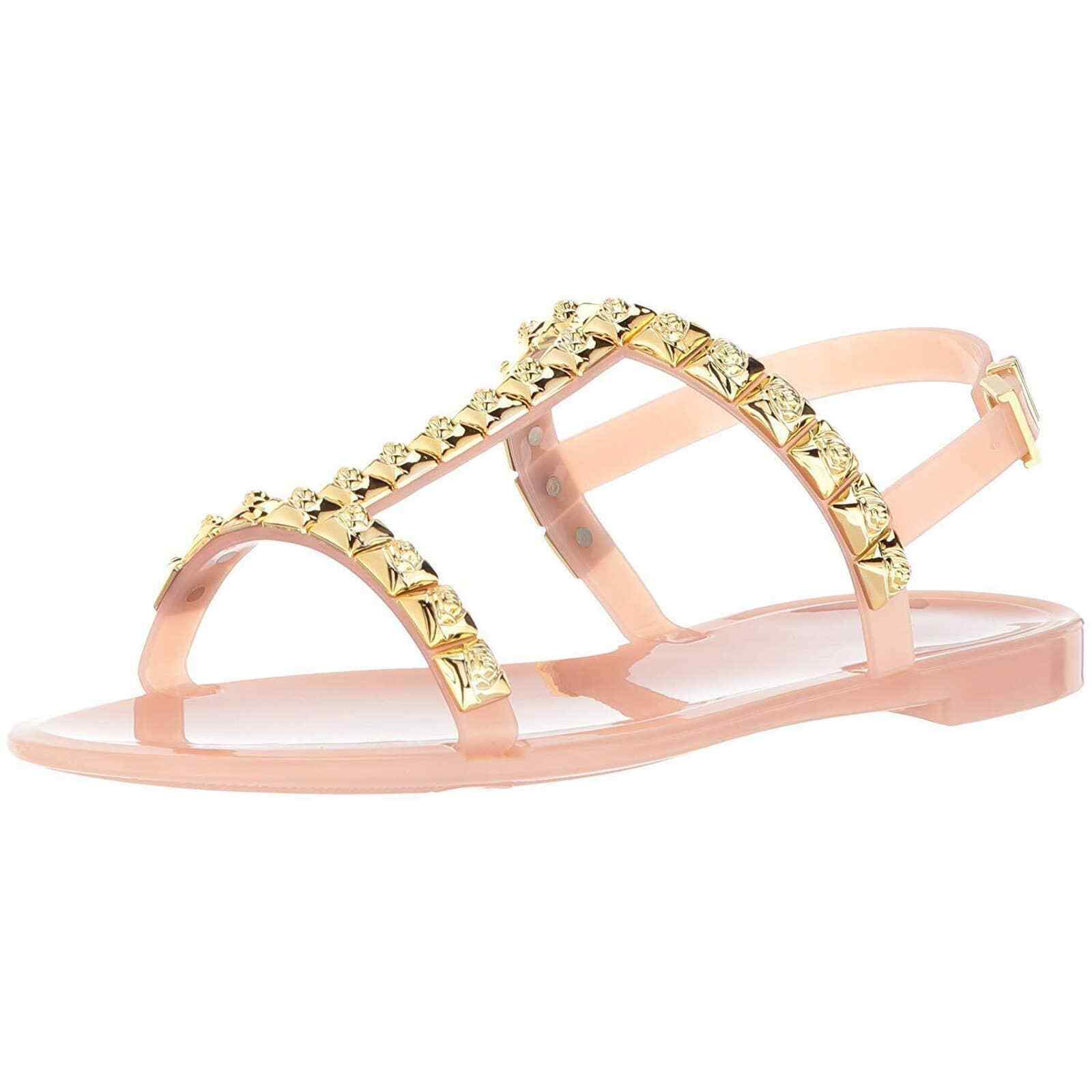 

Женские сандалии на плоской подошве Stuart Weitzman Jelrose, балетки, желе, 37 евро, США, Розовый