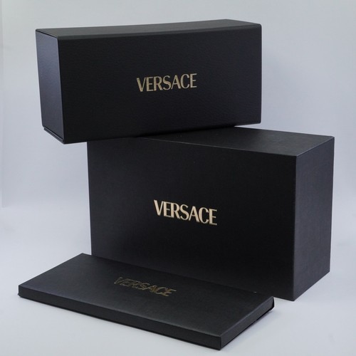 Pre-owned Versace Ve4475 548687 Yellow/dark Grey 42-142-110 Sunglasses In Gray