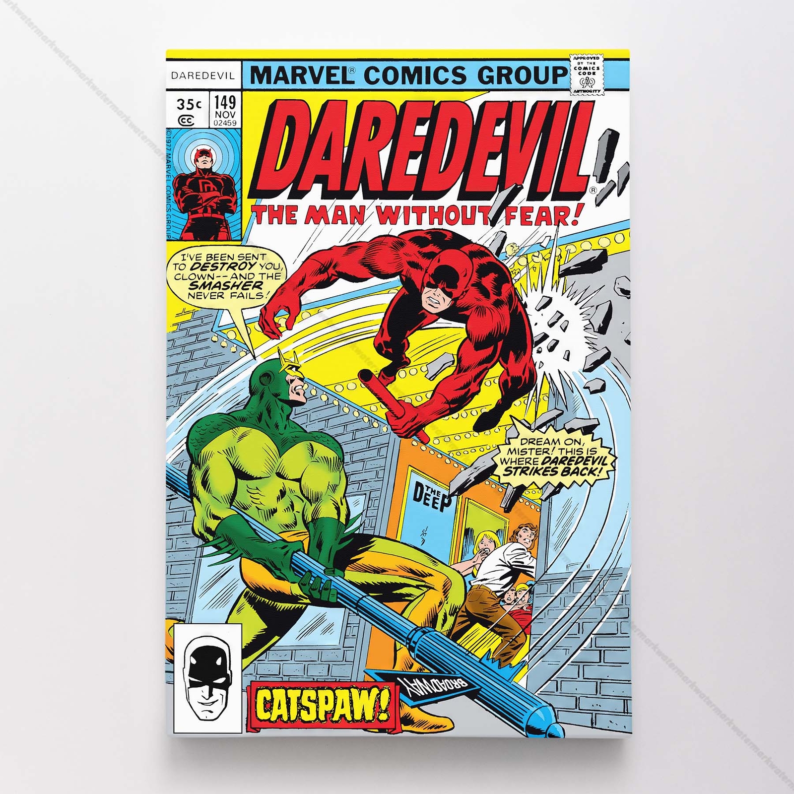 Daredevil Poster Canvas Vol 1 #149 Comic Book Art Print