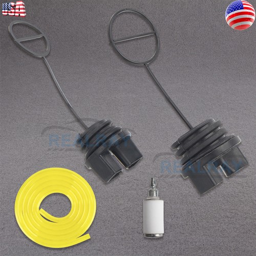Carb Oil Fuel Gas Cap for 42cc Craftsman Poulan P3314 P4018WT Chainsaw 530047192