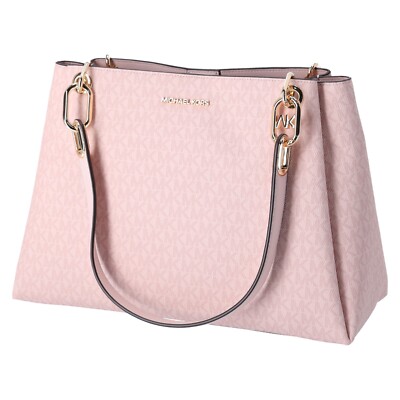 Michael Kors Trisha Nicole Large Triple Compartment Tote Powder Blush MK Pink